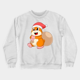 Hamster Christmas Sack Crewneck Sweatshirt